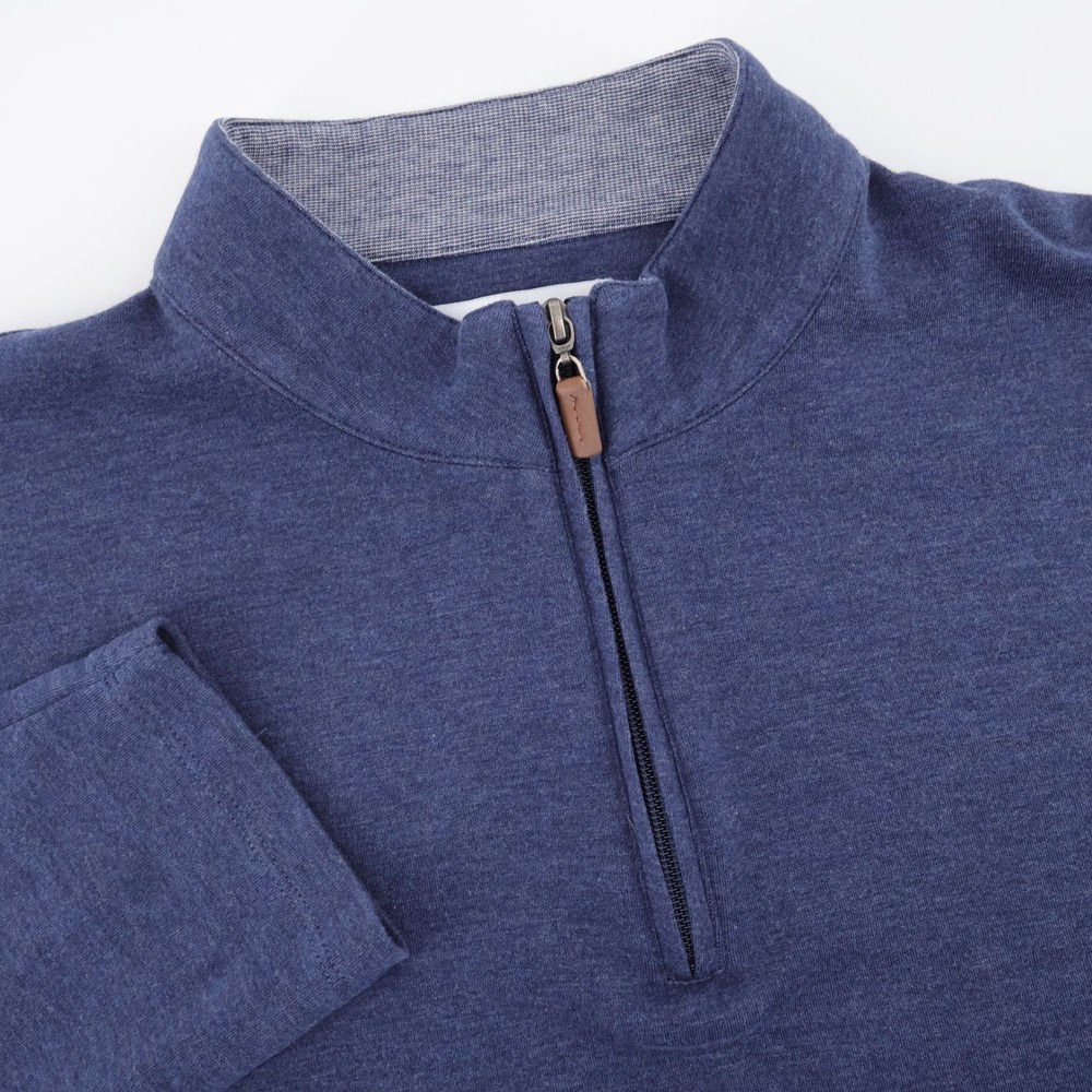 Mizzen+Main Quarter Zip Pullover Blue Long Sleeve Mens XXL
